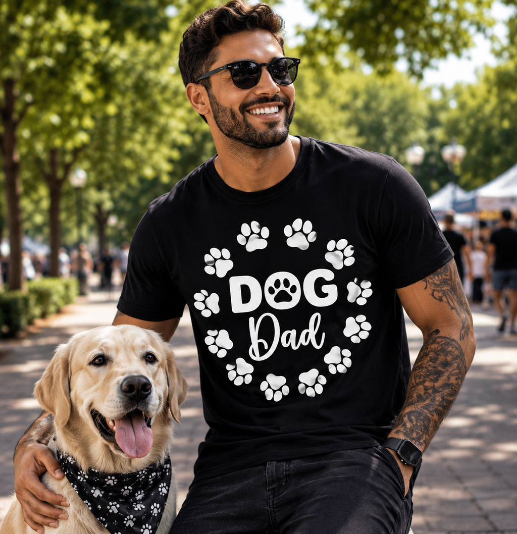 DOG Dad — Paw Circle Tee