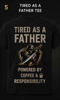 Tired As A Father T-Shirt – Real Life Edition