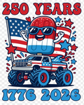 Stars, Stripes & Monster Trucks Tee