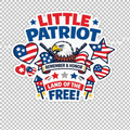 Little Patriot – Land of the Free Tee